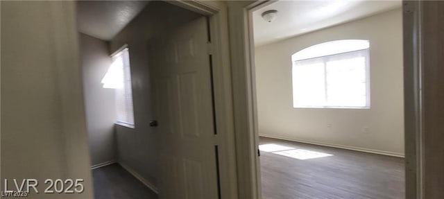 75 N Valle Verde Dr Unit 2121, Henderson, NV 89074 - hall with healthy amount of natural light, wood finished floors, and baseboards