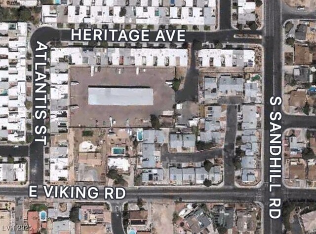 3797 Monument St, Las Vegas, NV 89121 - aerial map of property and surrounding area