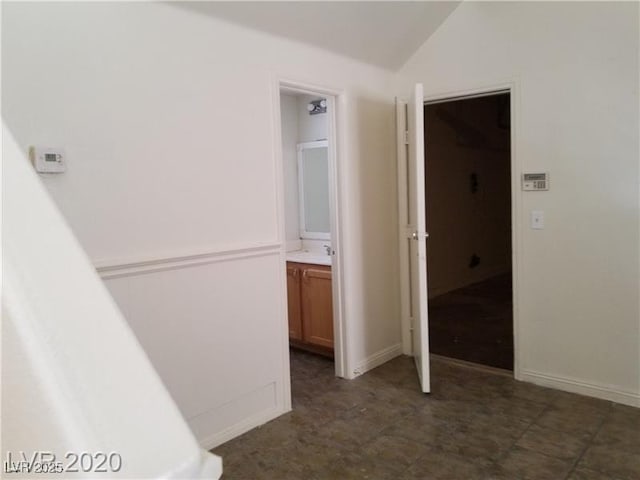 9937 La Paca Ave, Las Vegas, NV 89117 - hall featuring vaulted ceiling