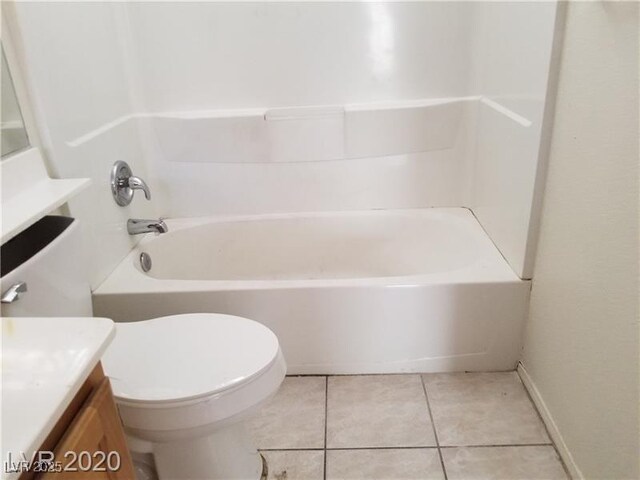 9937 La Paca Ave, Las Vegas, NV 89117 - full bath with vanity, tile patterned flooring, and toilet