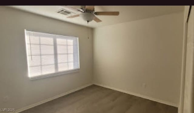 8695 Canfield Canyon Ave, Las Vegas, NV 89178 - spare room with ceiling fan and baseboards