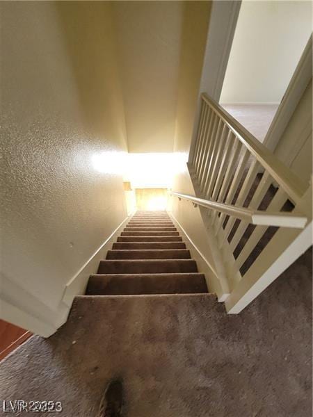 8149 Palace Monaco Ave, Las Vegas, NV 89117 - staircase with carpet