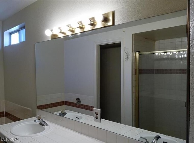 8332 Shore Breeze Dr, Las Vegas, NV 89128 - full bath with a shower stall, a garden tub, and vanity