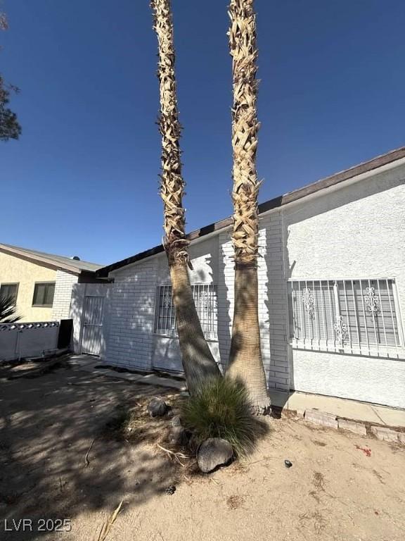 3480 E Hacienda Ave, Las Vegas, NV 89120 - view of home's exterior with stucco siding