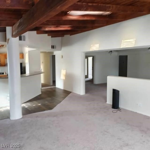 1413 Bryn Mawr Ave, Las Vegas, NV 89102 - unfurnished living room with carpet flooring