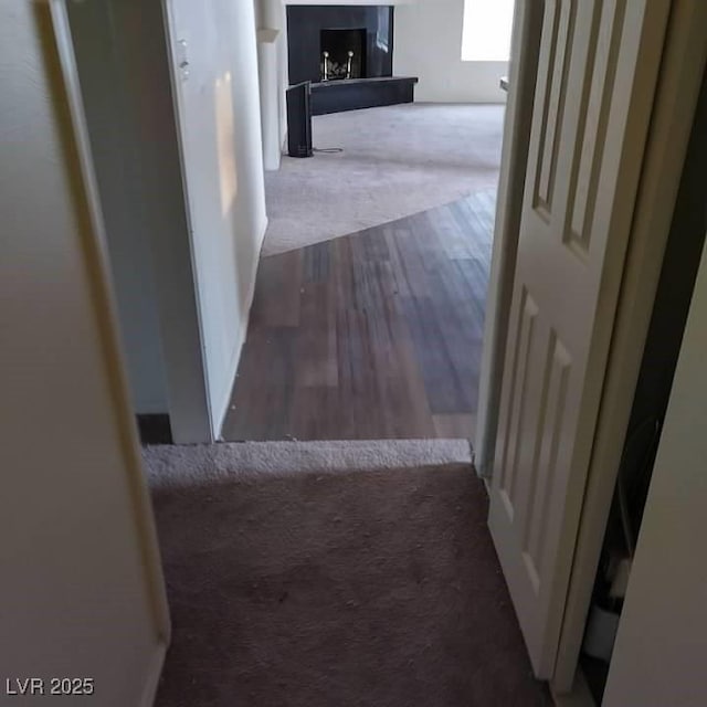 1413 Bryn Mawr Ave, Las Vegas, NV 89102 - corridor featuring carpet floors and wood finished floors