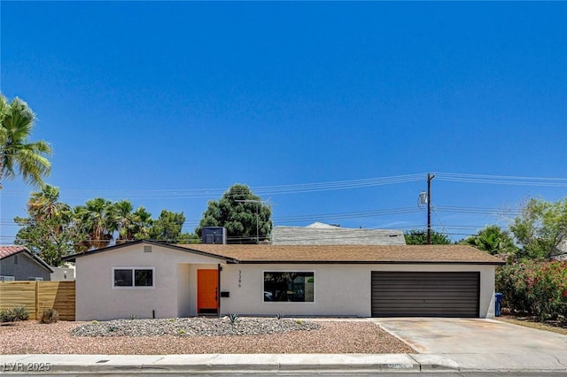3386 El Camino Real, Las Vegas, NV 89121 - single story home featuring stucco siding, concrete driveway, and an attached garage