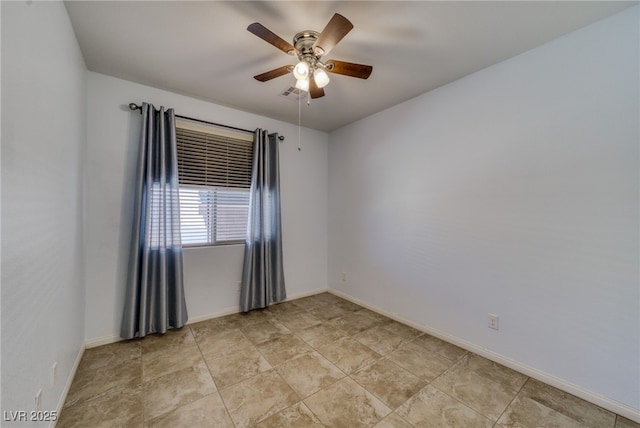 2099 Port Royal Dr, Laughlin, NV 89029 - unfurnished room with ceiling fan and baseboards