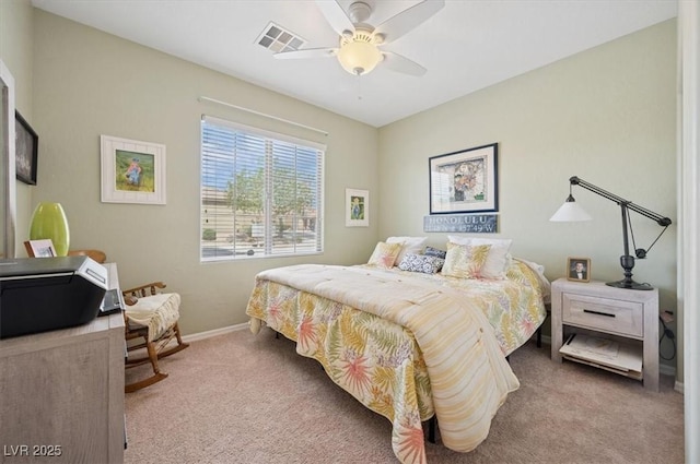 2453 Vivid Sky Pl, Henderson, NV 89044 - carpeted bedroom with baseboards and a ceiling fan