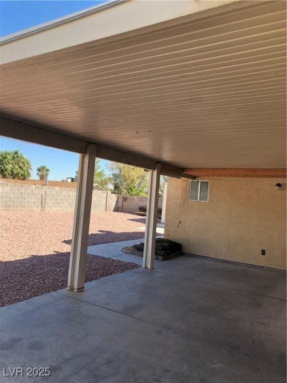 6196 W University Ave, Las Vegas, NV 89103 - fenced backyard featuring a patio
