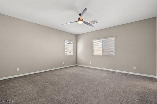 7051 Denio Island St, North Las Vegas, NV 89084 - carpeted empty room featuring a ceiling fan and baseboards
