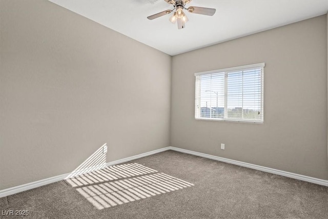 7051 Denio Island St, North Las Vegas, NV 89084 - carpeted spare room with baseboards and a ceiling fan