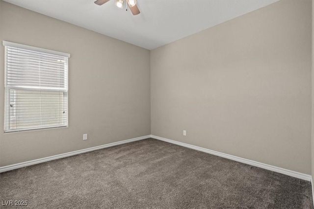 7051 Denio Island St, North Las Vegas, NV 89084 - unfurnished room featuring carpet, ceiling fan, and baseboards