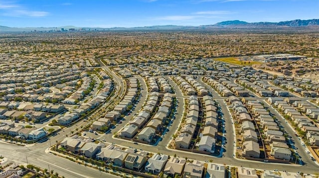 7051 Denio Island St, North Las Vegas, NV 89084 - aerial view of property's location featuring nearby suburban area and mountains