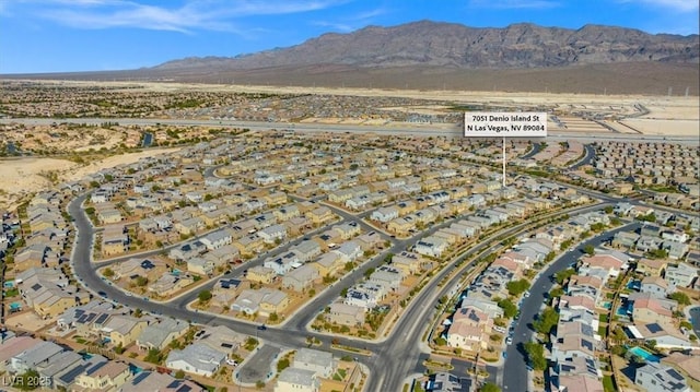 7051 Denio Island St, North Las Vegas, NV 89084 - view of property location with mountains and nearby suburban area