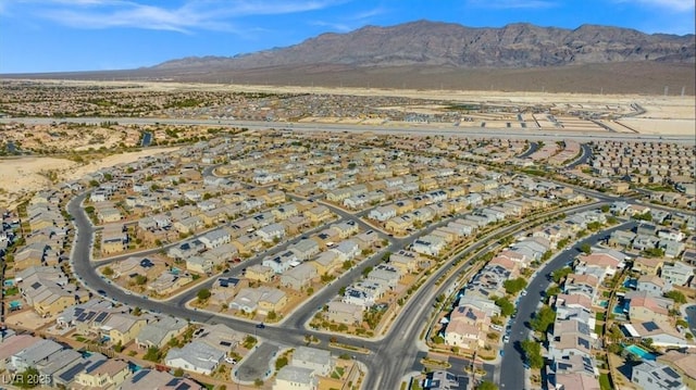 7051 Denio Island St, North Las Vegas, NV 89084 - aerial view of property's location with mountains and nearby suburban area