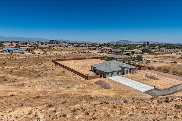4740 W Agate Ave, Las Vegas, NV 89139 - overview of rural landscape with a mountain backdrop and a desert landscape