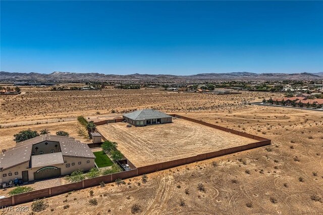 4740 W Agate Ave, Las Vegas, NV 89139 - view of rural area with a desert landscape and a mountainous background