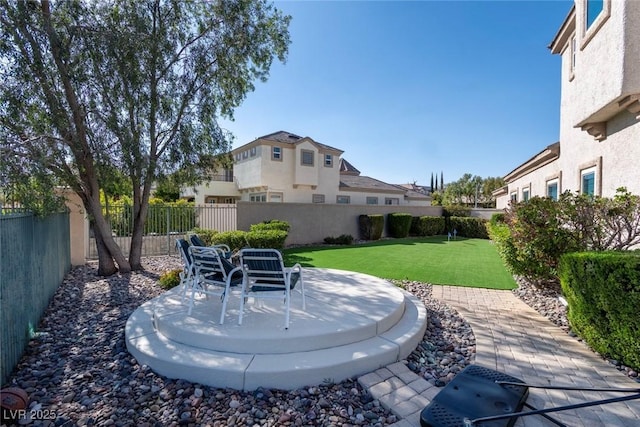 9301 Queen Charlotte Dr, Las Vegas, NV 89145 - view of yard featuring a patio