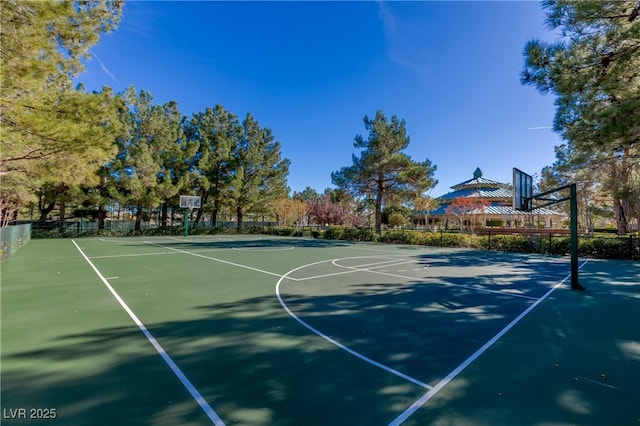 9301 Queen Charlotte Dr, Las Vegas, NV 89145 - view of basketball court with community basketball court