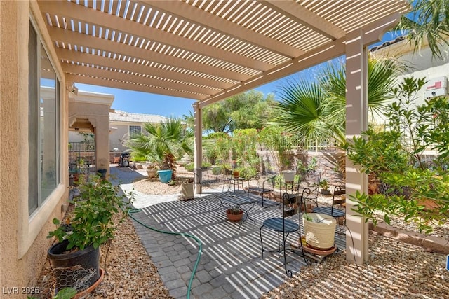 10361 Profeta Ct, Las Vegas, NV 89135 - view of patio with a pergola