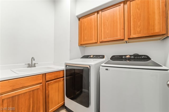 512 Los Dolces St, Las Vegas, NV 89138 - washroom with cabinet space and washer and clothes dryer