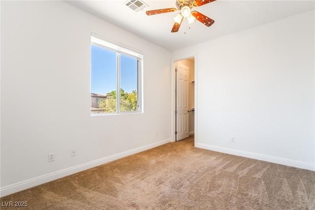 512 Los Dolces St, Las Vegas, NV 89138 - empty room with carpet, baseboards, and ceiling fan