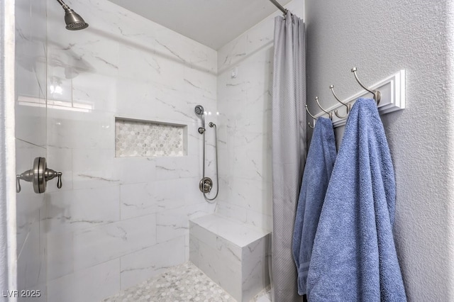 1073 Nordyke Ave, Henderson, NV 89015 - bathroom with a marble finish shower