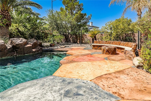 1737 Cypress Manor Dr, Henderson, NV 89012 - view of pool featuring a patio and a fenced backyard