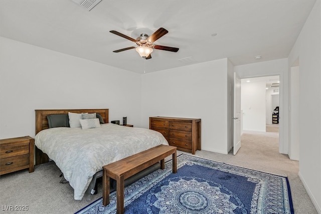 392 Canary Song Dr, Henderson, NV 89011 - carpeted bedroom with a ceiling fan and baseboards