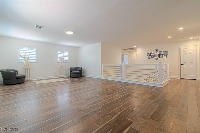 10744 Balsam Creek Ave, Las Vegas, NV 89144 - below grade area featuring wood finished floors, baseboards, and recessed lighting