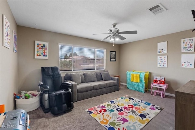 600 Beresford Ave, Las Vegas, NV 89123 - playroom with ceiling fan and carpet flooring