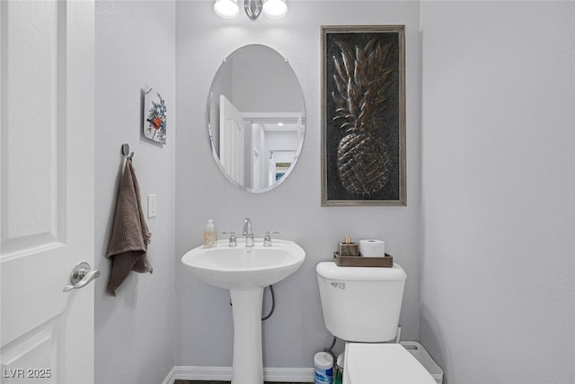 6173 Sabine Ranch Rd, Las Vegas, NV 89131 - bathroom with toilet and baseboards