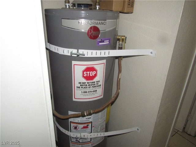 2409 Maroney Ave, Las Vegas, NV 89104 - detailed view of water heater