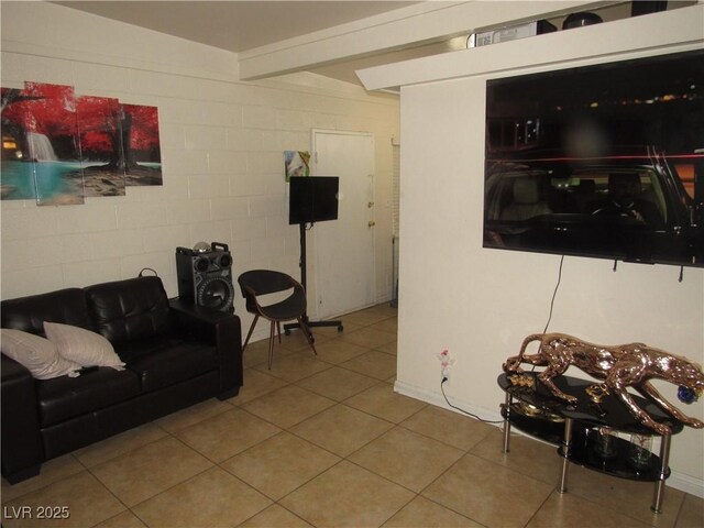 2409 Maroney Ave, Las Vegas, NV 89104 - living room with tile patterned flooring