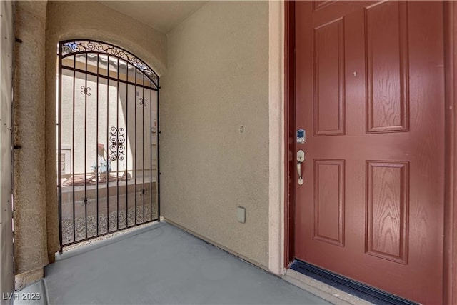 7300 Lavender Rose Ave, Las Vegas, NV 89117 - view of exterior entry featuring stucco siding