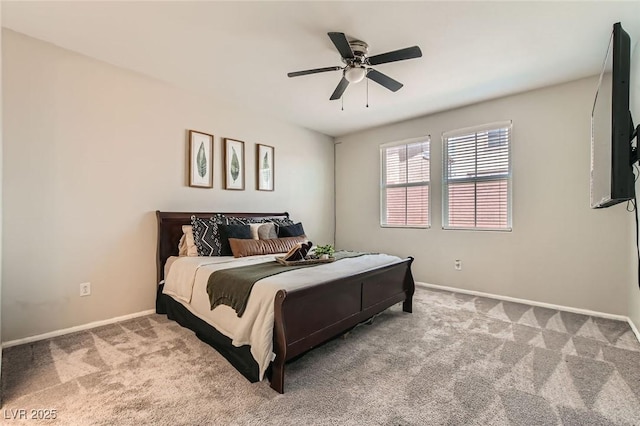 3716 W Colton Ave, North Las Vegas, NV 89032 - carpeted bedroom with baseboards and a ceiling fan