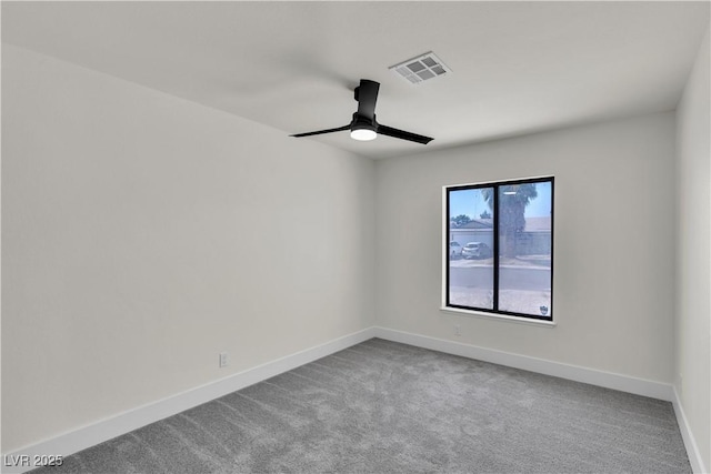 6204 Robin Hood Cir, Las Vegas, NV 89108 - unfurnished room with ceiling fan, carpet floors, and baseboards