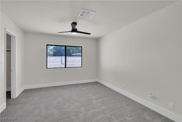 6204 Robin Hood Cir, Las Vegas, NV 89108 - unfurnished bedroom with carpet, baseboards, and ceiling fan