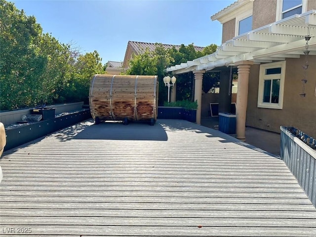 8931 Lansberry Ct, Las Vegas, NV 89147 - deck with a pergola