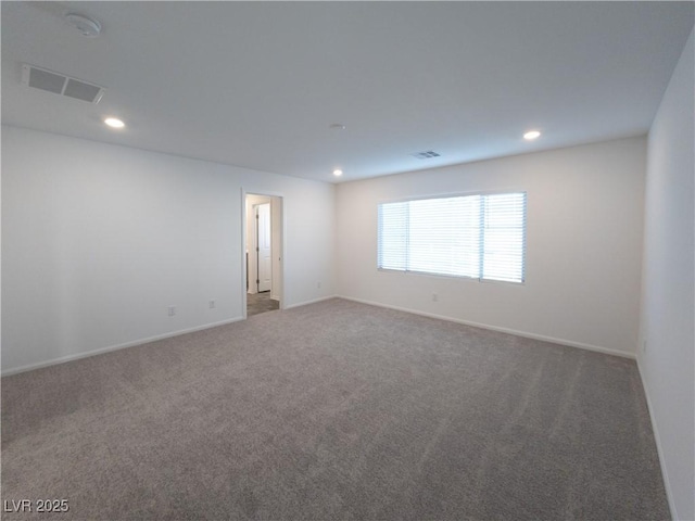 5904 Becklow Gardens Ave, Las Vegas, NV 89141 - carpeted empty room featuring recessed lighting, baseboards, and a smoke detector
