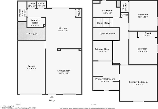 10456 Prairie Schooner Ave, Las Vegas, NV 89129 - home floor plan