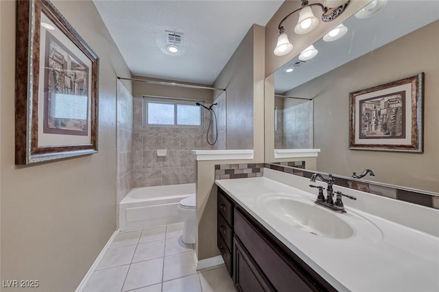 234 Geronimo Ct, Henderson, NV 89074 - bathroom with tile patterned flooring, vanity, and  shower combination