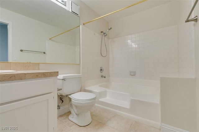 2251 Wigwam Pkwy Unit 824, Henderson, NV 89074 - full bath featuring shower / washtub combination, toilet, vanity, and tile patterned flooring