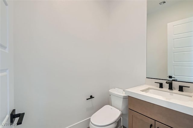 182 Robledo St, Las Vegas, NV 89138 - half bathroom featuring toilet and vanity