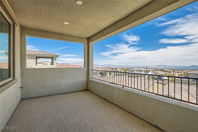 182 Robledo St, Las Vegas, NV 89138 - balcony with a residential view and a mountain view