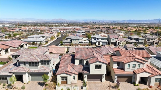 182 Robledo St, Las Vegas, NV 89138 - aerial view of residential area with a mountain backdrop