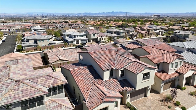 182 Robledo St, Las Vegas, NV 89138 - aerial perspective of suburban area with mountains