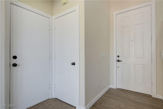 1952 W Hammer Ln, North Las Vegas, NV 89031 - foyer entrance with wood finished floors and baseboards