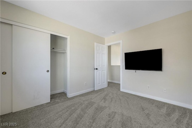 1952 W Hammer Ln, North Las Vegas, NV 89031 - unfurnished bedroom featuring carpet, a closet, and baseboards